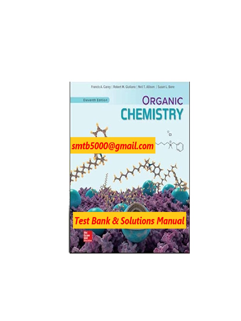 organic chemistry carey 11th edition
