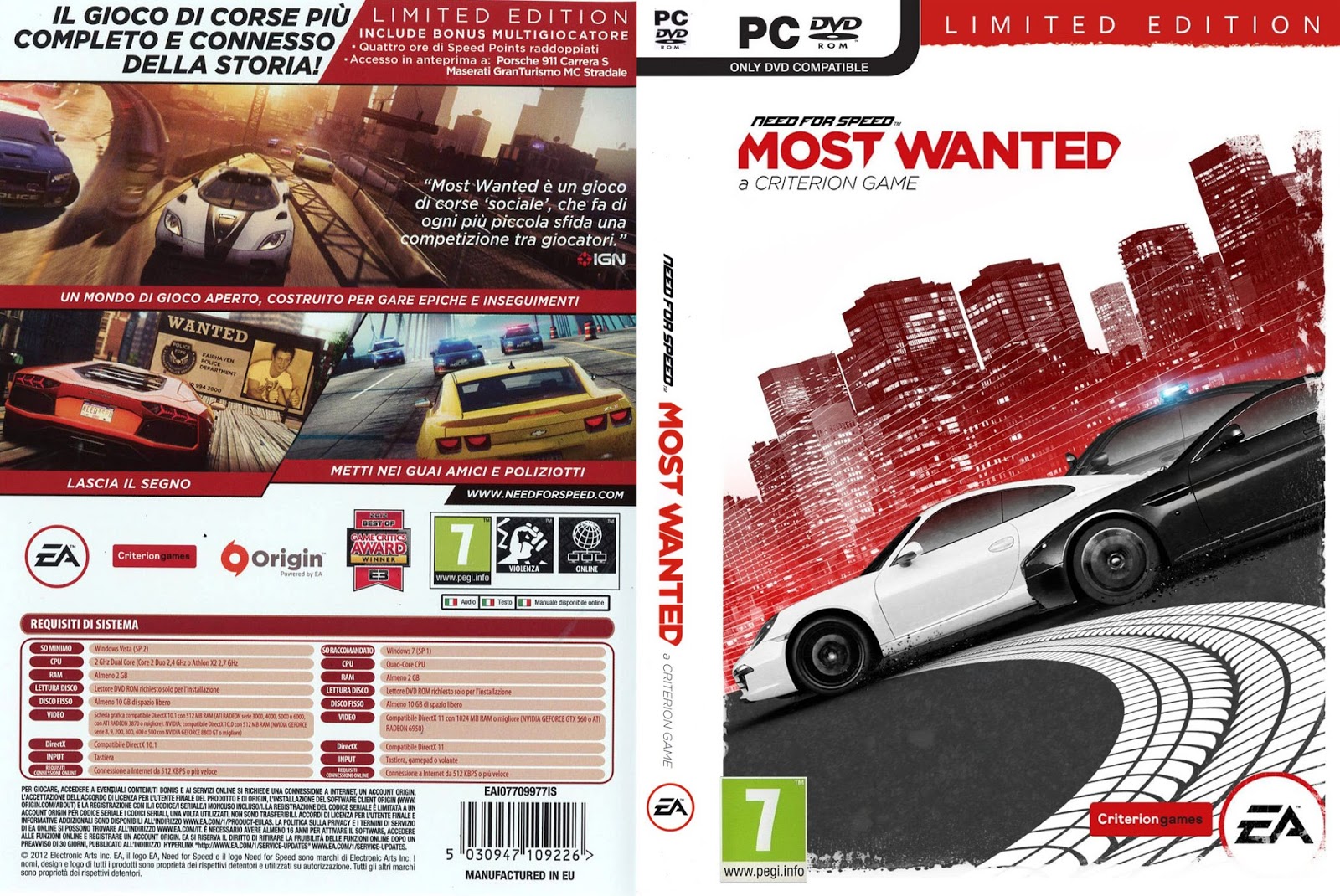need for speed most wanted 2012 pc